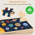 Puzzles for Kids Ages 4-6 - 4 Pack 24 PCs Jigsaw Puzzles, Educational Brain Teaser Boards for Toddlers