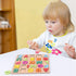 Wooden Puzzles for Toddlers - 2 Pack Alphabet Shape Puzzles for Kids, Montessori Toddler Puzzles for Ages 3+