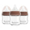 Natural Glass Baby Bottles Gentle & Extra Slow Flow, Newborn Breastfeeding Bottle