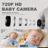 Kidsneed 720P 5 inch Screen,48 1000ft Baby Monitor with Camera and Audio Baby Camera No Wifi, Hours Battery Life, Night