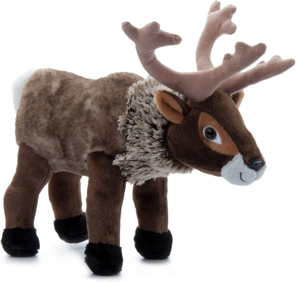 The Petting Zoo Reindeer Stuffed Animal Plushie, Gifts for Kids, Wild Onez