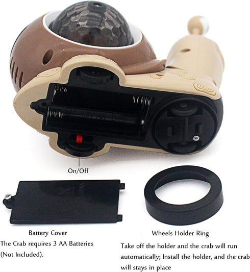 Cute Electric Snail Toy for Toddlers - Musical and Luminous Fun (Brown)