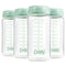 COMI Wide Neck Glass Breastmilk Collection n Storage Bottle, 4 Packs,10oz with