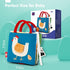 Baby Toys 0-6 Months, High Contrast Newborn Toys, Tummy Time Books with Crinkle, Squeaky Sounds