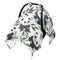 Dalzium Cute Cartoon Panda Leaves Car Seat Cover Baby, Carseat Canopy Cover for