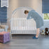 L RUNNZER (55.2" 27.6" 51.6" Crib Tent, Crib Net to Keep Baby in, Breathable Pop Up Crib Tent Canopy Keep Baby from