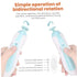 Hotainoys 6-in-1 2 Trimmer Trimmer Baby Nail Filer Electric, Speeds Bidirectional Rotation Baby Nail with LED Light