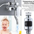 NGCG Shower Thermometer LED Digital Display Waterproof Water Thermometer Electronic