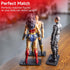 36 Pieces Multi-PEG 6 inch Action Figure Display Stand Base, Model Support Stand for 1/12 Scale Star Wars Figures