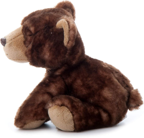 The Petting Zoo Brown Bear Plush Toy, Gifts for Kids, Wild Onez Zoo Animals (9 inches)