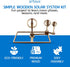 Artoya Pocket Tellurion Solar System Kit for School Project, Orbiting Sun-Earth-Moon Model, Solar System Project Kit