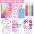 Nollh 200+PCS Set, 8 9 10 11 12 13 14 DIY Journal Kit for Girls - Teen Tween Girl Gifts Trendy Stuff, Stocking