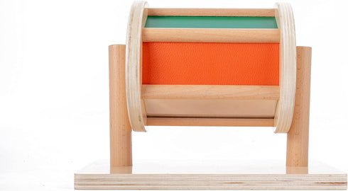 6 12 1 Full Size Spinning Drum Montessori Toys for Infant - Months Year Old Babies Toddlers (Multiple Materials)