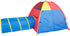 Pacific Play Tents 20414 Kids Hide-Me Dome Tent and Crawl Tunnel Combo, Large, Red/Yellow/Blue