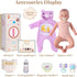 20 Inch 3+ BABESIDE Lifelike Reborn Baby Dolls, Realistic Newborn Baby Doll with Poseable Body, Real Life Baby Dolls
