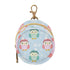 Owl Round Pacifier Storage Case with Zipper, Portable Pacifier Case for Travel,