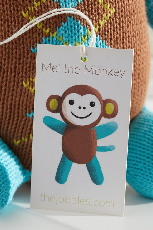 Fair Trade Organic Stuffed Animal - Mel The Monkey