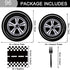 96 Pcs Race Car Party Plates and Napkins Sets, Racing Car Race Track Party Supplies Disposable Tableware Decorations Racing Wheel Sports Themed Dinnerware for Boys/Kids Birthday Party, Serves 24