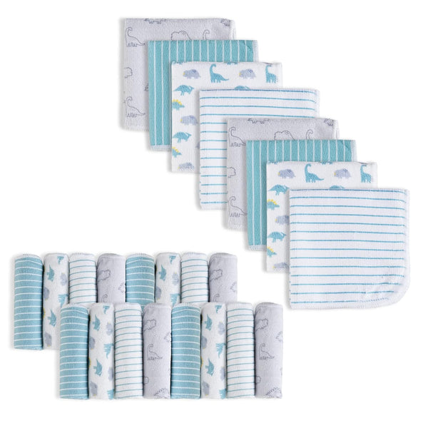 Softan Baby Washcloths, 24Pack Baby Wash Cloths Extra Soft & Ultra Absorbent,