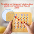 GSE 5Ply Stitched Shutter Bingo Cards - Easy-Read Large Print Bingo Cardboard with Sliding Windows (10-Pack)