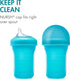 6 3 Count Boon Nursh Silicone Sippy Cup Lid - Convertible Transitional Sippy Spouts for Nursh Baby Bottles - Sippy Cup