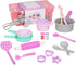 Battat Play Circle Cooking & Baking Kit - Kitchen Toys for Pretend Play (21 Pcs, Ages 3+)
