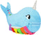 Buckle Toys - Bubbly Narwhal - Develop Fine Motor Skills - Sensory