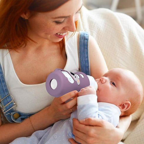 3 Pack Bottles,8 BUSOHA Koala Silicone Sleeves for Avent Baby Bottles - Drop Protection Baby Bottle Sleeves with Handle