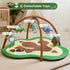 bopopo Tummy 6 Baby Gym Play Mat, Oversize Dinosaur Claws Shaped Time Mat with Detachable Baby Activity Toys, Baby Play