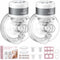 Wearable Breast Pump ABP-1506, Strong Suction Hand Free Double Electric Breast Pumps