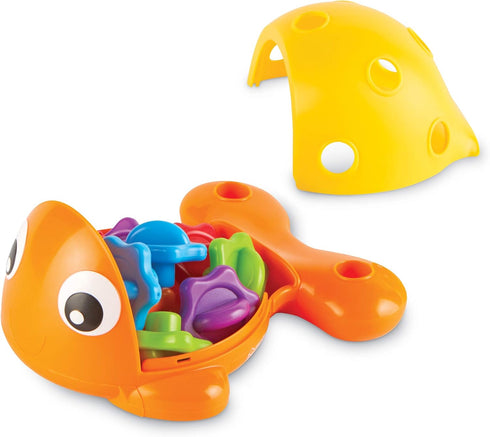 Learning Resources Finn the Fine Motor Fish, 12 Pieces, Fine Motor and Sensory Toy for Toddlers