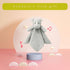 Baby Gray Rhino Soft Stuffed Animal Security Blanket, Plush Lovey for Newborns and Toddlers