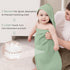 2 Pack 100% 32x32Inch, Looxii Baby Bath Towels Muslin Hooded Baby Towels for Newborn and Infants, Cotton, Large Soft