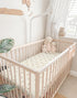 2 Pack, 24" 38", Mini Crib Sheets for Baby Boy Girl Neutral Mini Crib Mattress Sheet x Muslin Nursery Bedding Soft