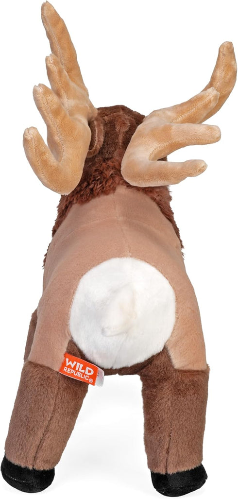 12 inches Wild Republic Cuddlekins, Elk Plush, Stuffed Animal, Plush Toy, Gifts for Kids