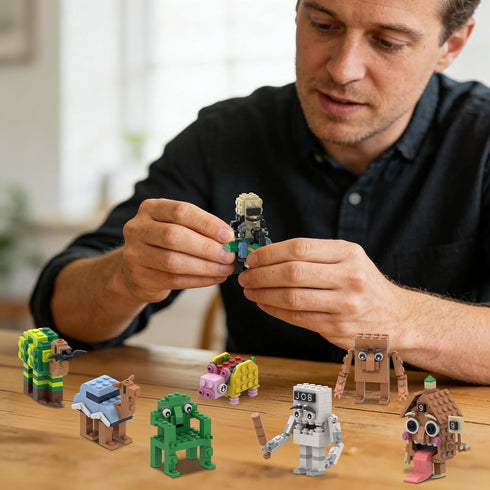 Myth Qholve 8 1 Italian Brain Rot Unique Cartoon Characters Building Blocks in Educational & Entertaining Gift Idea