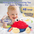 6+ 12-18 Tummy 1-3 hahaland Baby Toys Months - Crawling Musical Dancing Walking Moving Bouncing Learning Crab Time Toy