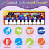 28 1-5 Musical Piano Mat for Toddlers - Music Sounds Floor Piano Keyboard Dance Playmat - Toy & Gift for Kids Years Old