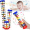 3 Pieces Rainmaker Rain Stick for Baby - Sensory Auditory Musical Instrument Rattle Tube