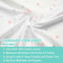 American Baby Company 100% Natural Cotton Fitted Crib Sheet - 52" x 28", Pink Stars and Moons