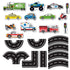 Edushape Magic Creations, Traffic Fun - Baby Bath Foam Toys, Stick-On Removable Foam Bath Toys for Toddlers 1-3