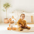 Gollicce 9 inch Cow Stuffed Animals, Cute Plush Toy Doll for Kids Boys Girls Women (Brown)