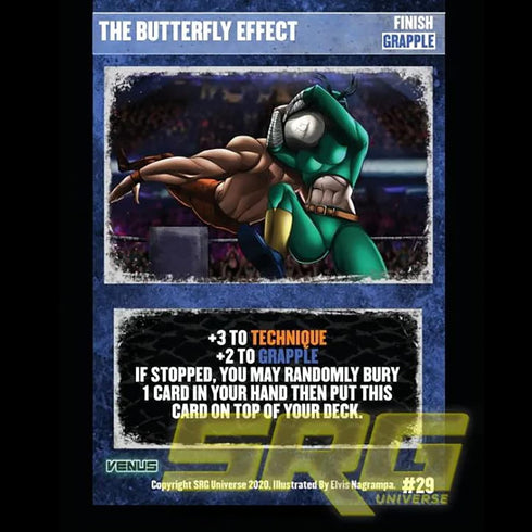 GTS Distribution Supershow Cosmic Crusader: Venus, Wrestling Card and Dice Game, Ages 12+, 2-6 Players, 10 Min Play