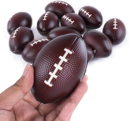 Super Z Outlet Mini Foam Sports Balls for Kids Adults, Mini Baseball, Football, Basketball, Soccer Stress Bulk Toy Game