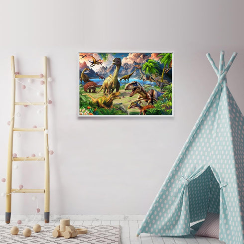 Puzzles for Kids Ages 4-8 - 100 Piece Dinosaur World Puzzles - Educational Toys Gifts