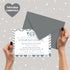 Paper Clever Party Blue Elephant Baby Shower Thank You Cards, 15 Pack with Envelopes, 4x6, Personalize