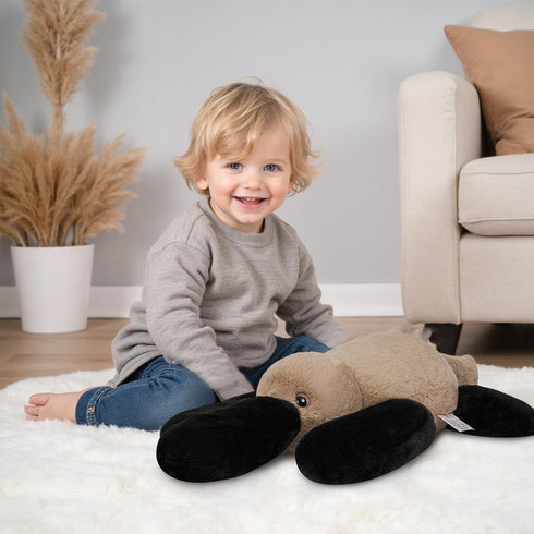 20" 3.3 Niuniu Daddy | Pound Weighted Platypus Stuffed Animals for Adults Kids, Weighted Stuffed Platypus Plush