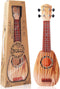 17 Inch Kids Ukulele Guitar Toy, 4 Strings Mini Musical Instrument for Toddler Beginner with Picks/Strap