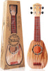 17 Inch Kids Ukulele Guitar Toy, 4 Strings Mini Musical Instrument for Toddler Beginner with Picks/Strap