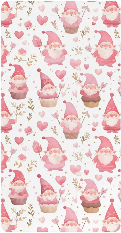 miaozhen Cotton Baby Crib Sheets Comfy Breathable Valentines Dwarf Toddler Mattress Sheet for